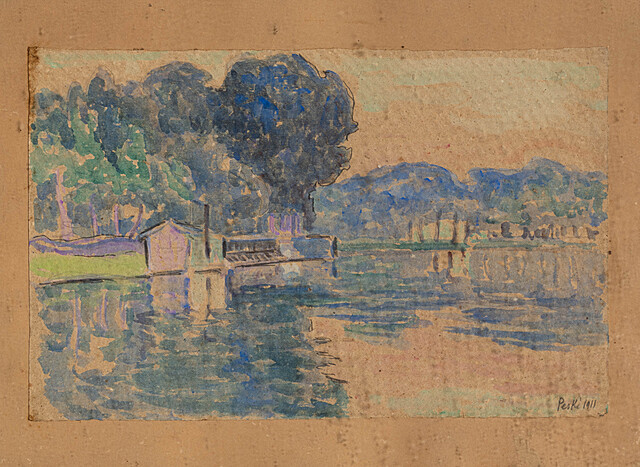 Brzeg rzeki, 1911