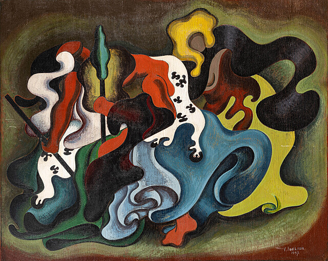Kompozycja surrealistyczna, 1947
