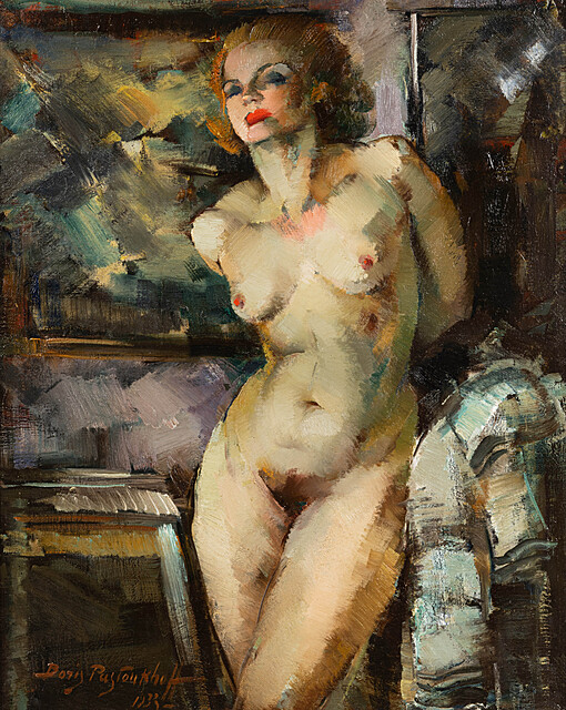 Akt aktorki Marleny Dietrich, 1933