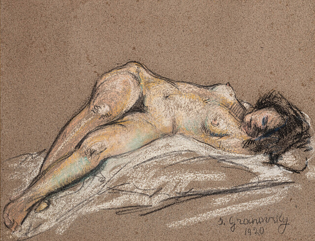 Leżący akt, 1920