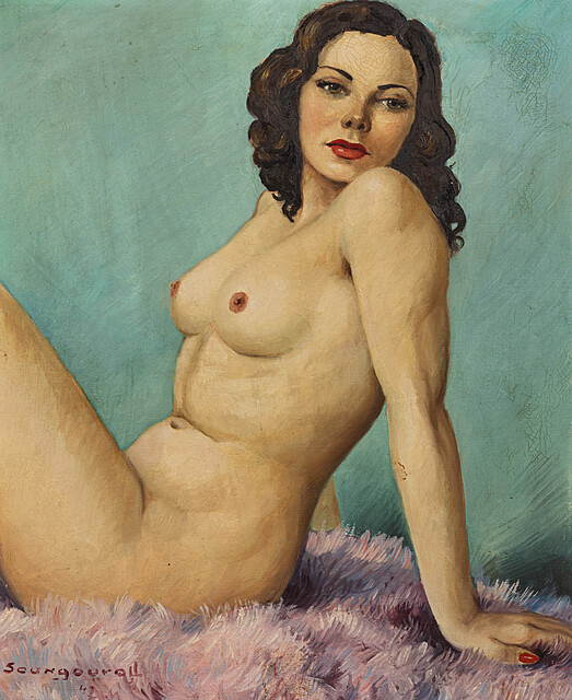 Akt modelki, 1947