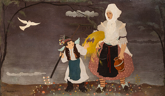 Scena żniw, 1935