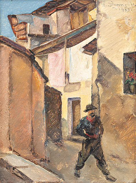 Pejzaż ze sztafażem, 1933