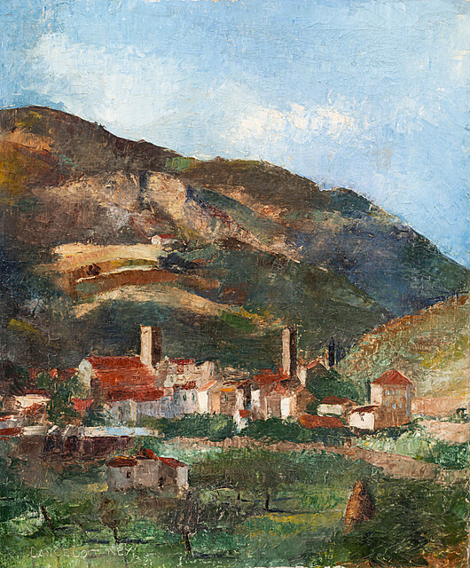 Widok wioski, 1935