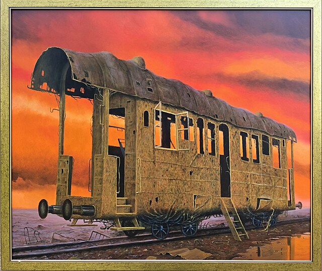Wagon czerwony
