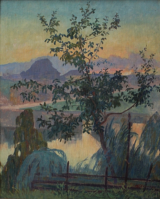 Letni wieczór. Motyw znad Niemna, 1927