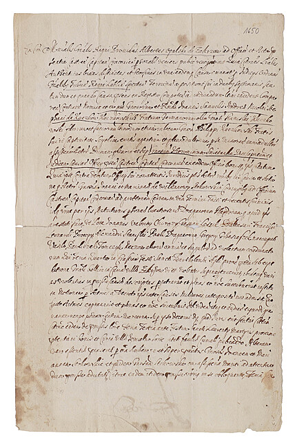 Wyrok w sprawie między rodem Stokowskich herbu Jelita, a rodem Kuczkowskich herbu Jastrzębiec z Zakrzowa i Dalewic k. Proszowic. Kraków, czwartek po 15 VIII 1650
