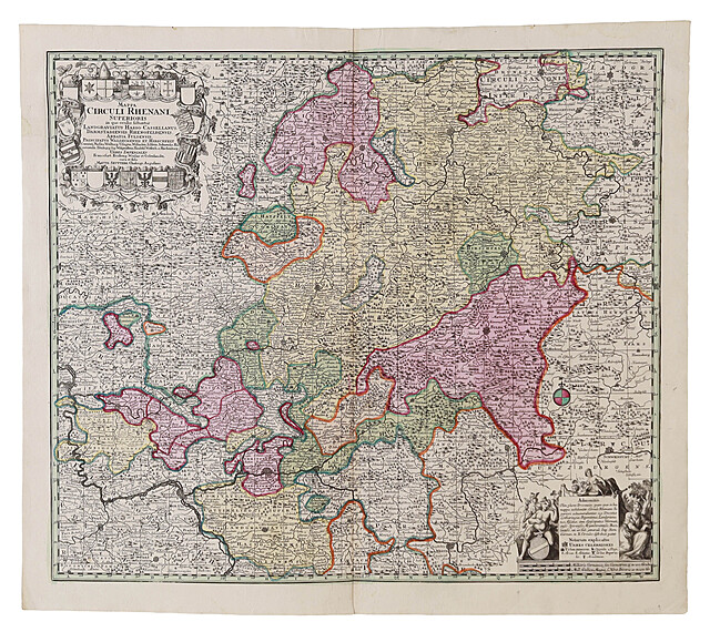 [Nadrenia] M. Seutter, Circuli Rhenani, 1730