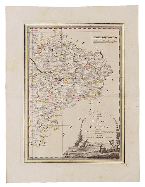 [Czechy] G.Cassini, Boemia, 1796