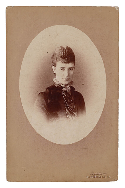 Siergiej Lewicki (1819–1898) Carowa Maria Fiodorowna, Petersburg ok. 1890