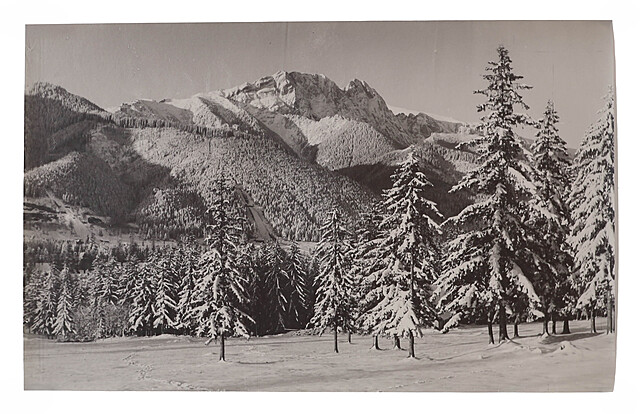 Śpiący rycerz - Widok na Giewont