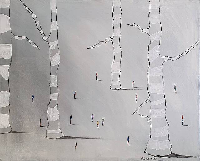 People and trees