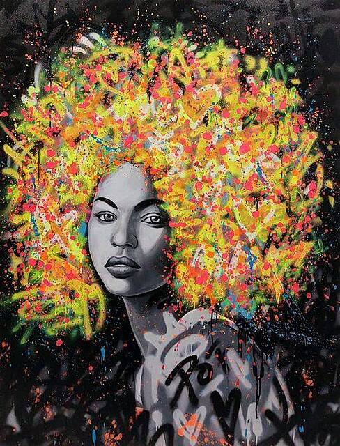 Afro de la serie Primavera, 2021