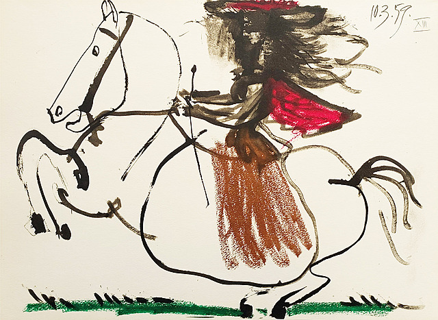 „Jacqueline”, Z cyklu „Toros y Toreros”, 1961