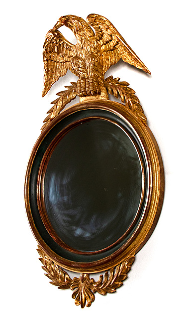 Lustro owalne z orłem Napoleona Bonaparte