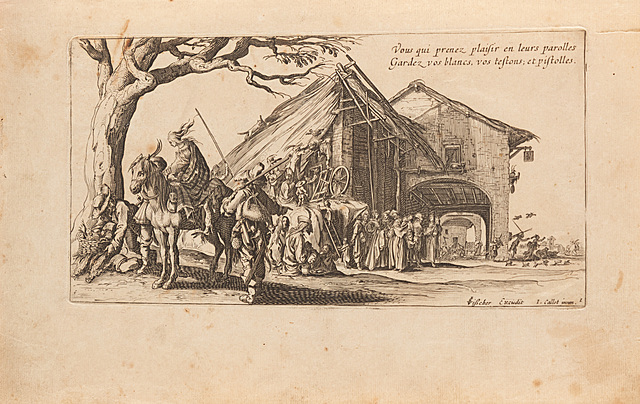 z cyklu Cyganie, Postój Romów (1), 1621-1625