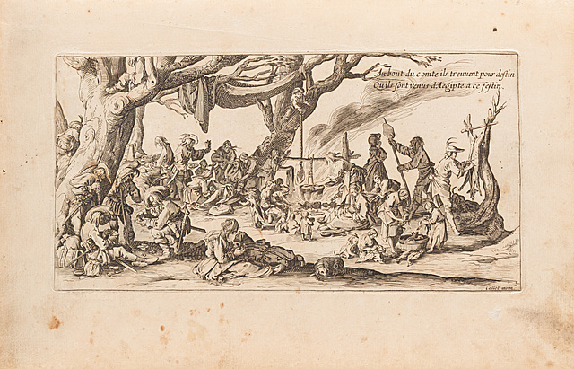 z cyklu Cyganie, Przygotowanie posiłku (3), 1621-1625