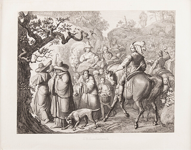 Karawana cygańska, 1841