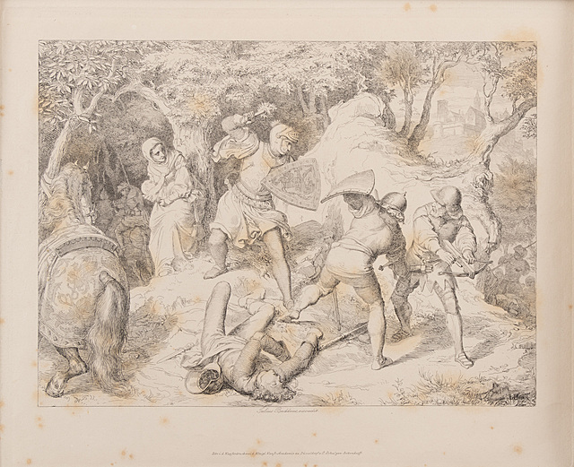 Walczący rycerze, 1841