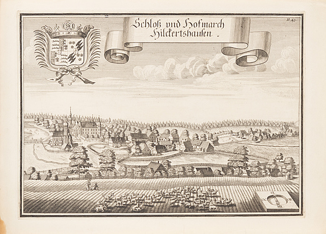 Zamek i dwór Hisckertshausen, 1701