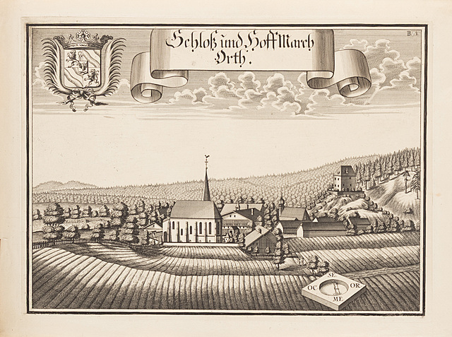 Zamek i dwór March Orth, 1701