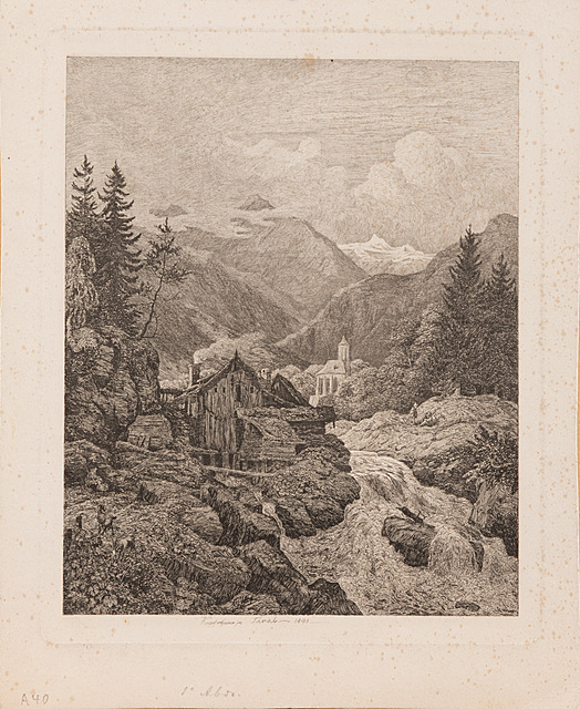 Pejzaż z Tyrolu, 1840 r.