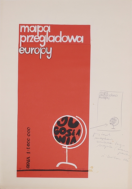 Mapa Przeglądowa Europy. SKALA 1:100 000