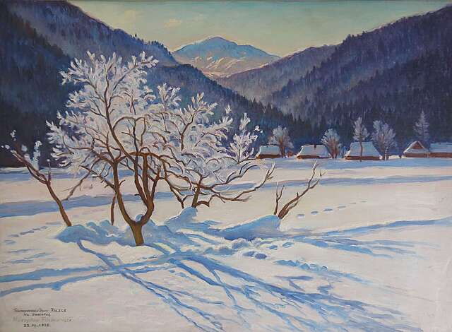 "ZIMOWY PEJZAŻ TATRZAŃSKI", 1938
