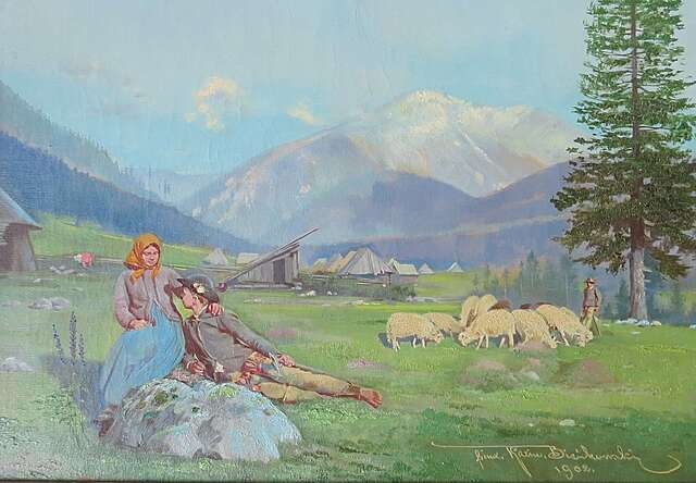 "NA TATRZAŃSKIEJ HALI", 1902