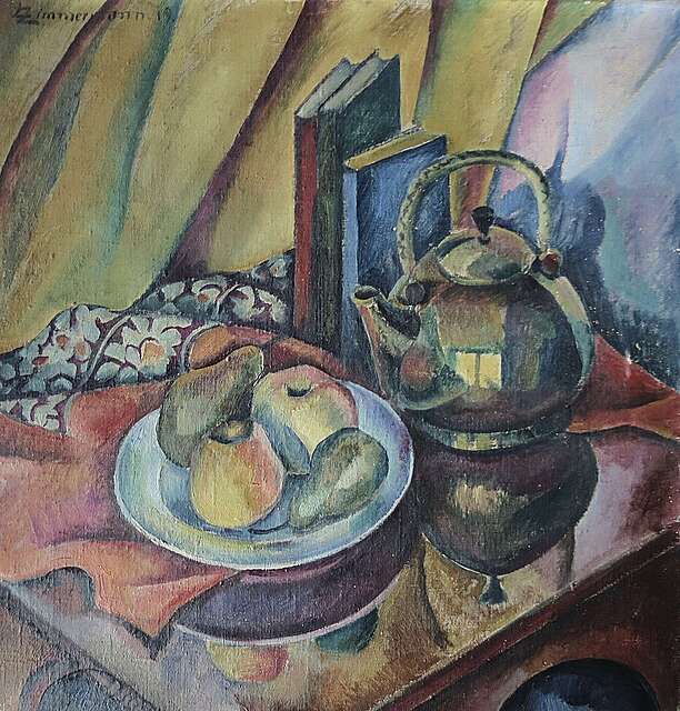 "MARTWA NATURA Z CZAJNIKIEM", 1919