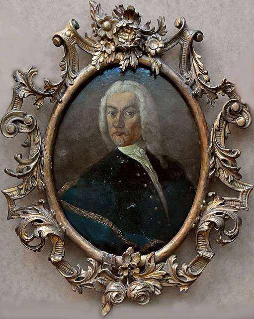 "PORTRET MĘŻCZYZNY" P. XVIII WIEKU, BAWARIA