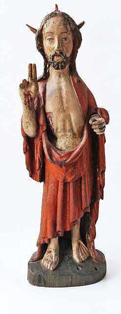 CHRYSTUS ZMARTWYCHWSTAŁY, XVI/XVII W., EUROPA ŚRODKOWA