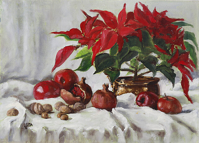 Martwa natura z poisencją i granatami, 1997