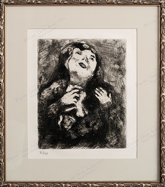 La jeune veuve (Młoda wdowa), z cyklu: "Bajki" Jeana de La Fontaine'a, 1952