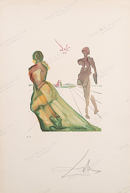 La Déesse de Cythère (Bogini z Cytery), z cyklu: "Sztuka kochania" Owidiusza, 1979