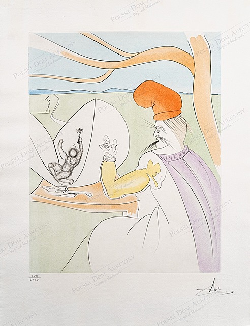 Japanese Fairy Tales (Baśnie japońskie) - zestaw 10 grafik, 1974