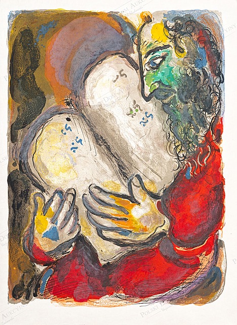 Moses and the Tablets (Mojżesz z tablicami Prawa), z cyklu: The Story of Exodus (Księga Wyjścia), 1966