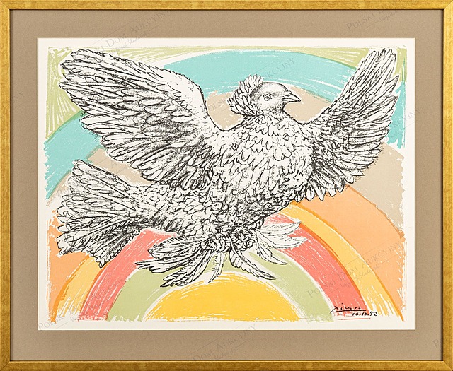 Colombe Volante (à l'Arc-en-ciel) (Latająca gołębica nad tęczą)