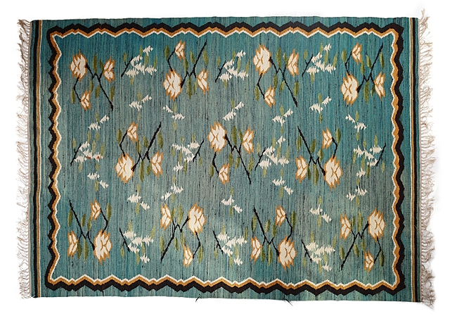 Kilim z motywem lilii wodnych, Cepelia