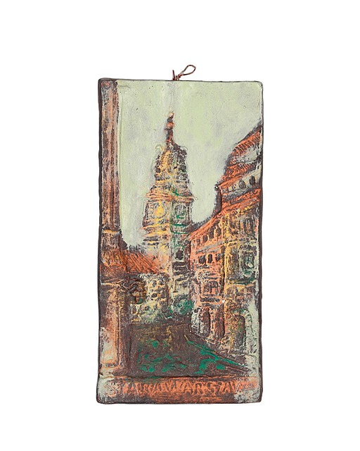 Ceramiczna plakieta - Warszawa