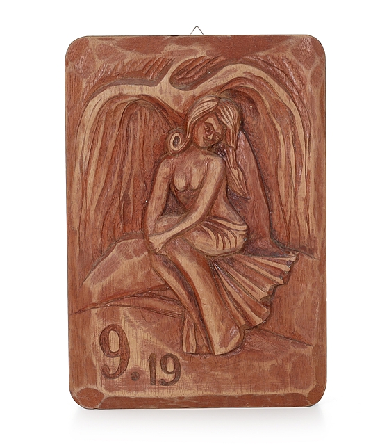 Płaskorzeźba z cyklu "Znaki zodiaku"- Panna