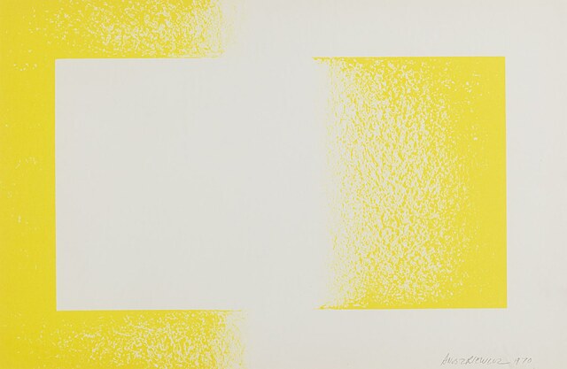 Żółty odwrócony, 1970