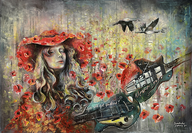 Poppies whisper z cyklu "Never ever...", 2021
