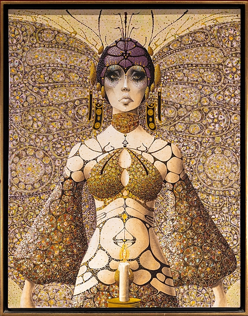 Femme papillon